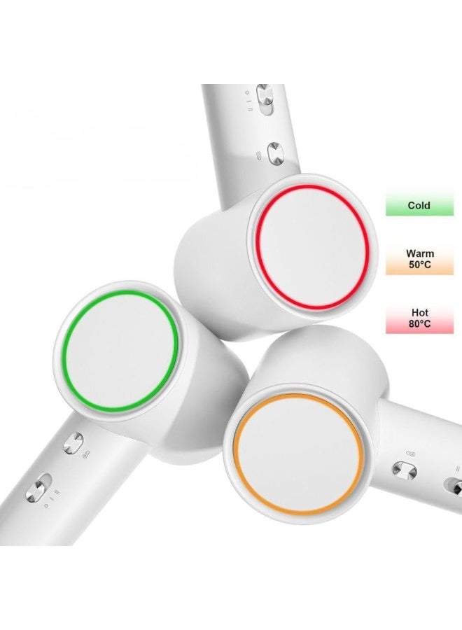 Airbot مجفف شعر عالي السرعة مع 200 مليون أيون سالب، حلقة LED RGB، ضوضاء منخفضة، سرعتين، مناسب للسفر وتصميم أنيق - Image 2